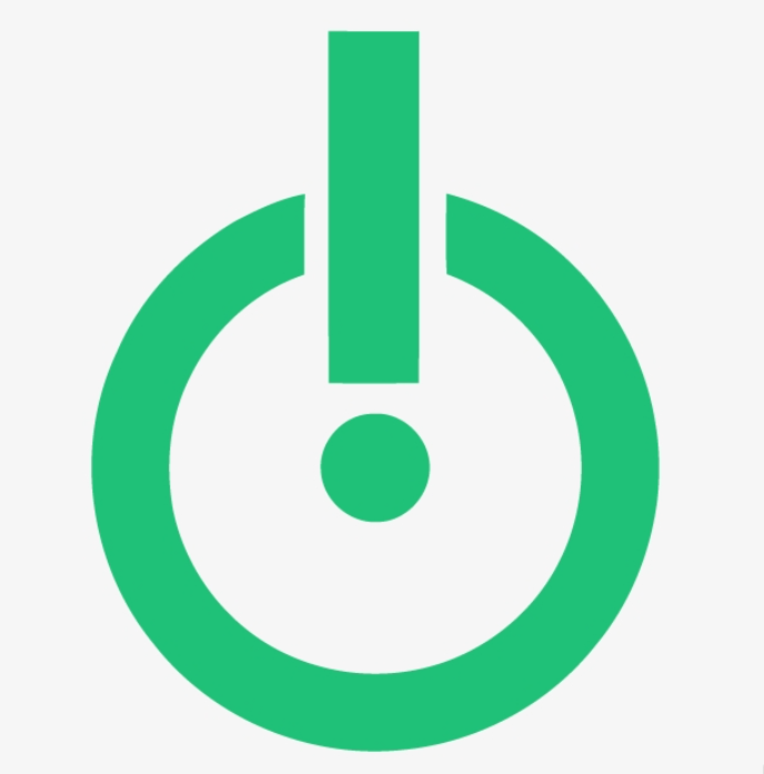 StartEngine logo, a green power symbol with an exclamation mark